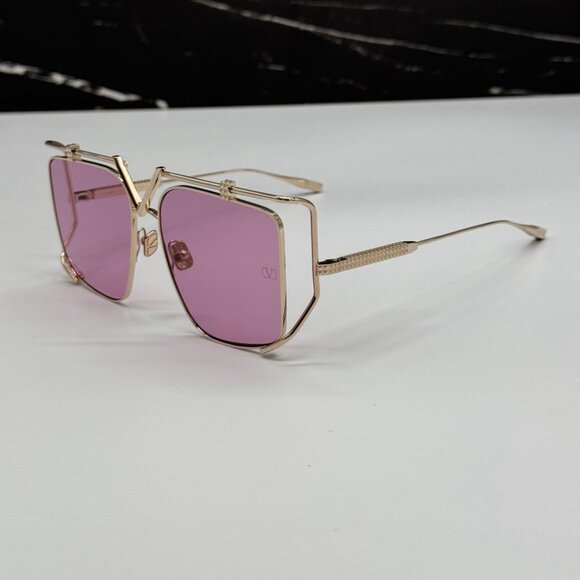 NEW VALENTINO V-LIGHT PINK WOMEN SUNGLASSES VALENTINO VLS-116C PINK main image 6